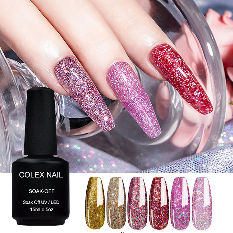 15 ml domáci DIY Glitter Gel Loks