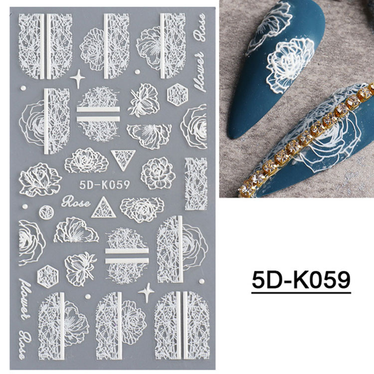 5d Stereoskopické reliéfne kvety