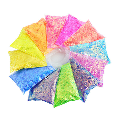 Flitre na nechty Powder Glitter Diy Dekorácia na nechty pre nechtový salón